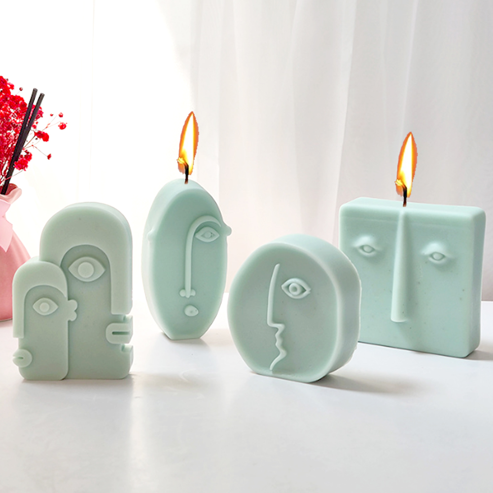 Resin Craft Ideas - İskandinav Tasarım Silikon Mum Kalıp El