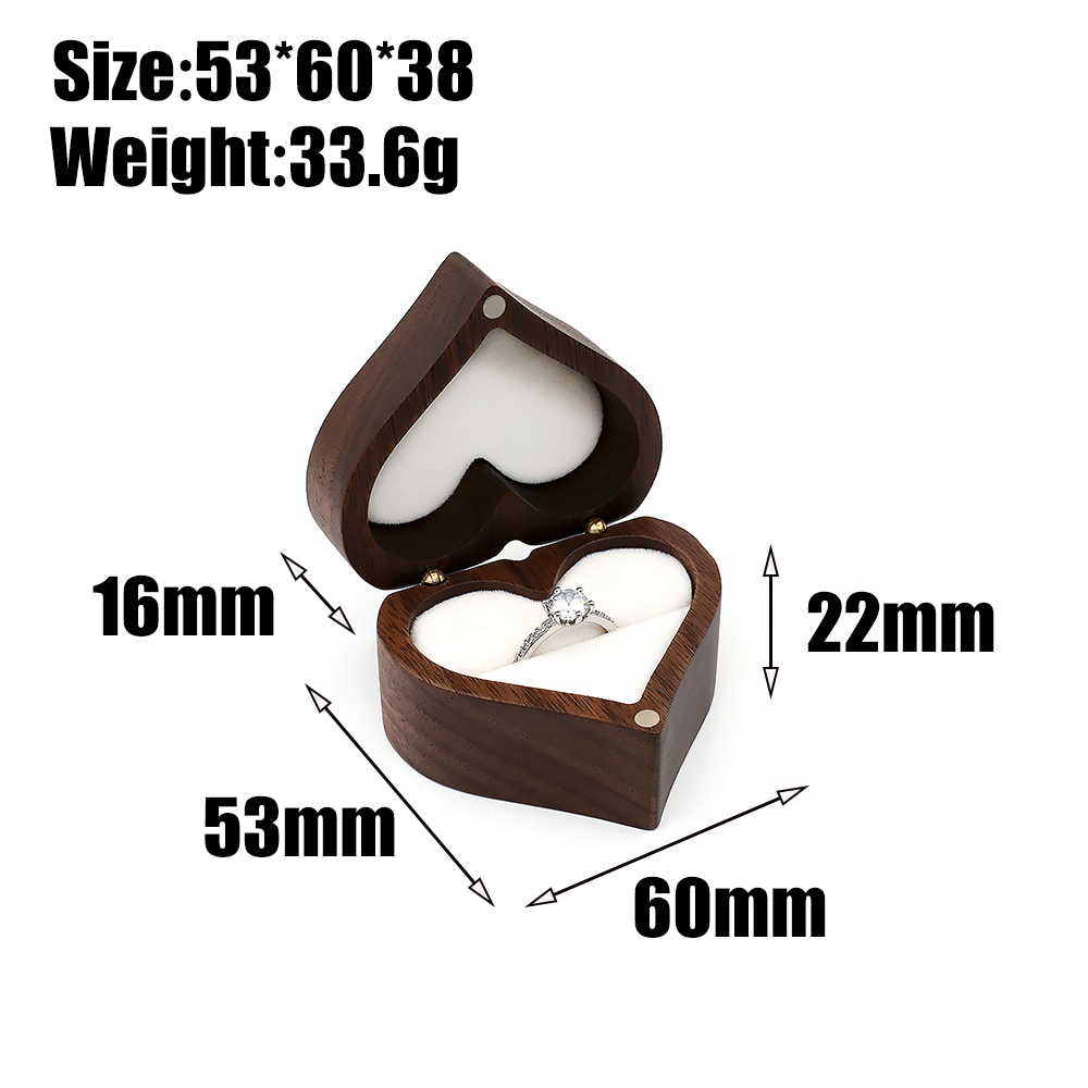 Düğün Töreni için Yüzük Kutusu - Wood Ring Blank incelemesi ve fiyatı