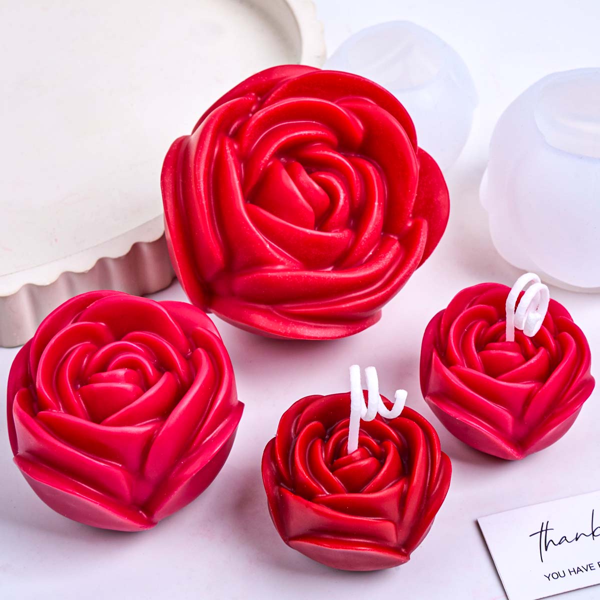 3D Çiçek Şekli Silikon Mum Kal - Resin Craft Ideas incelemesi ve fiyatı